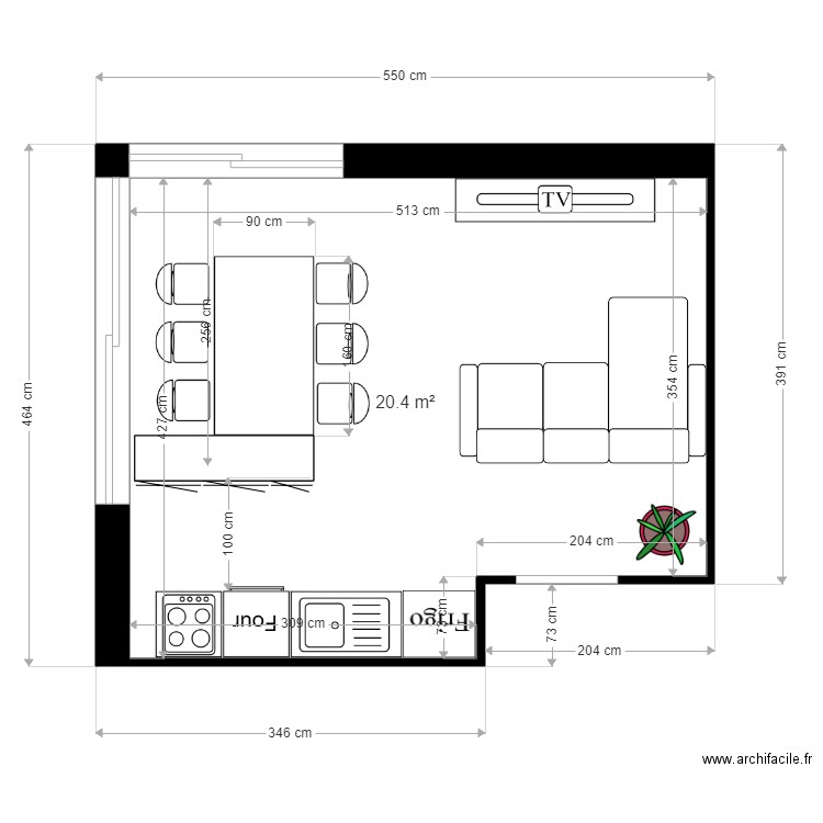 Projet R et L. Plan de 0 pièce et 0 m2