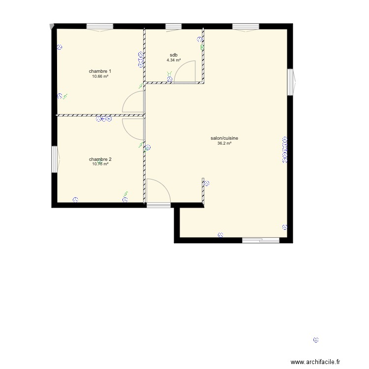 kim rdc. Plan de 0 pièce et 0 m2