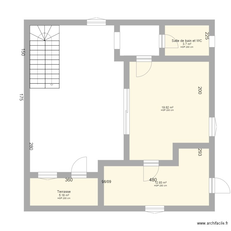 MAISON T5 FINAL avec Baignoire  et Fridge US surface corrigée. Plan de 0 pièce et 0 m2