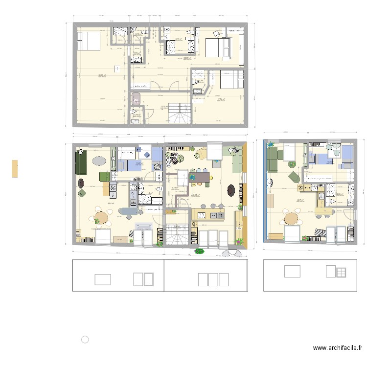  loft avec meubles   mon favoris. Plan de 18 pièces et 288 m2