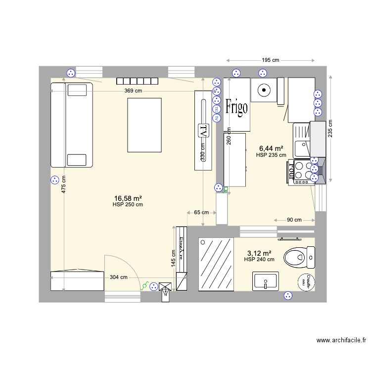 APPT 5 IDR COGNAC. Plan de 0 pièce et 0 m2