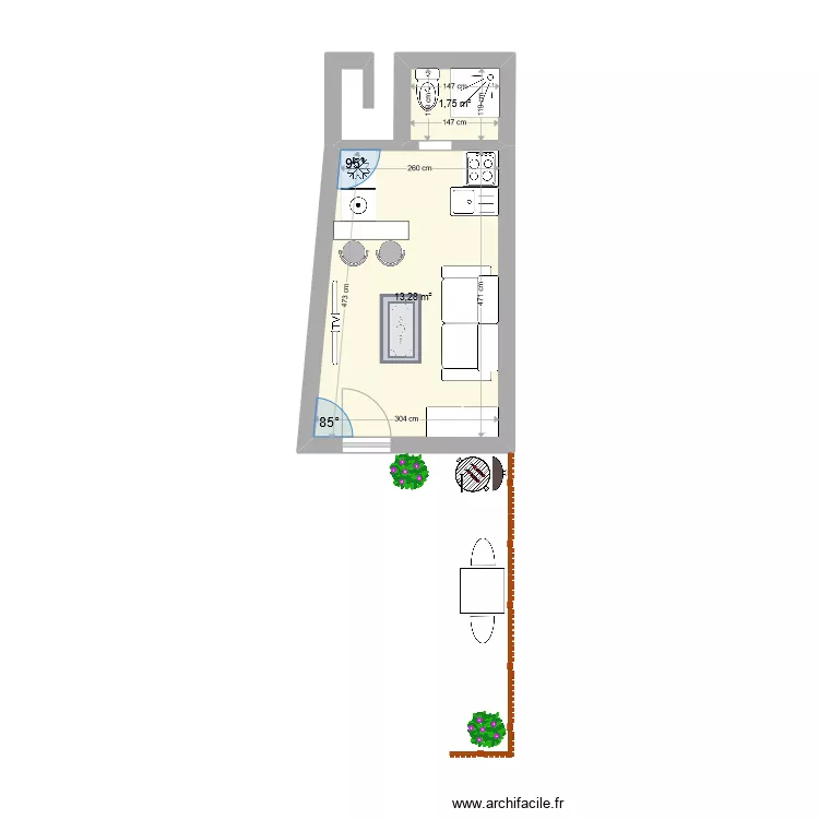 potrel. Plan de potrel. Plan de