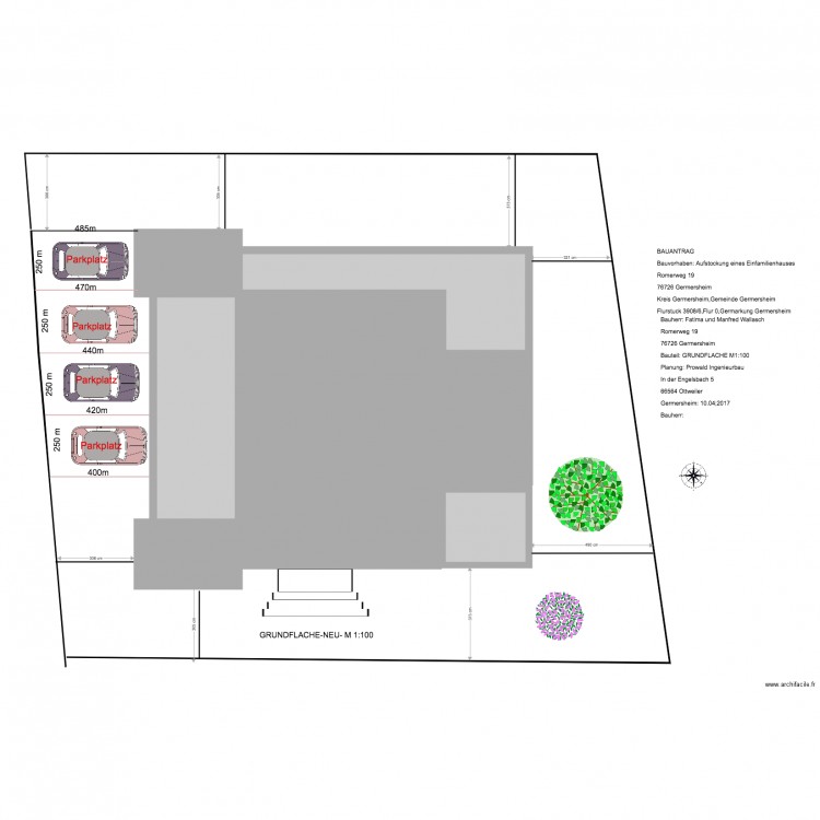 Wallasch  plan masse. Plan de 0 pièce et 0 m2