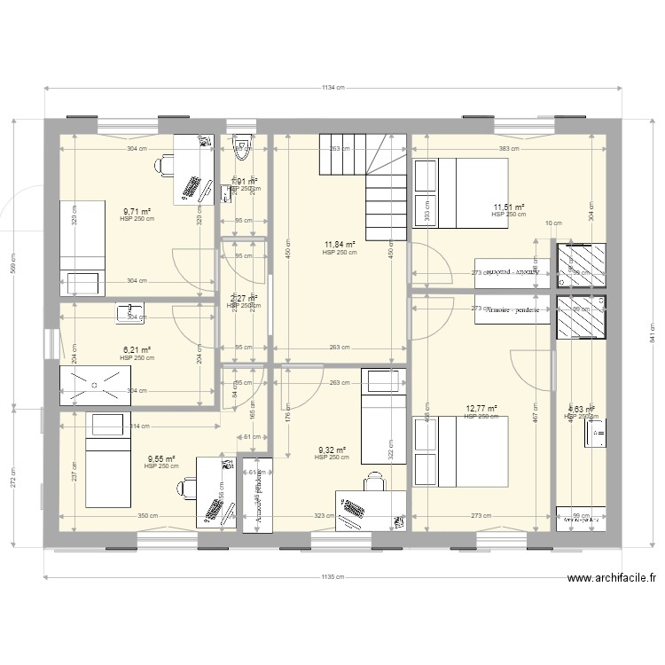 saumane 84 vx13x1. Plan de 17 pièces et 162 m2