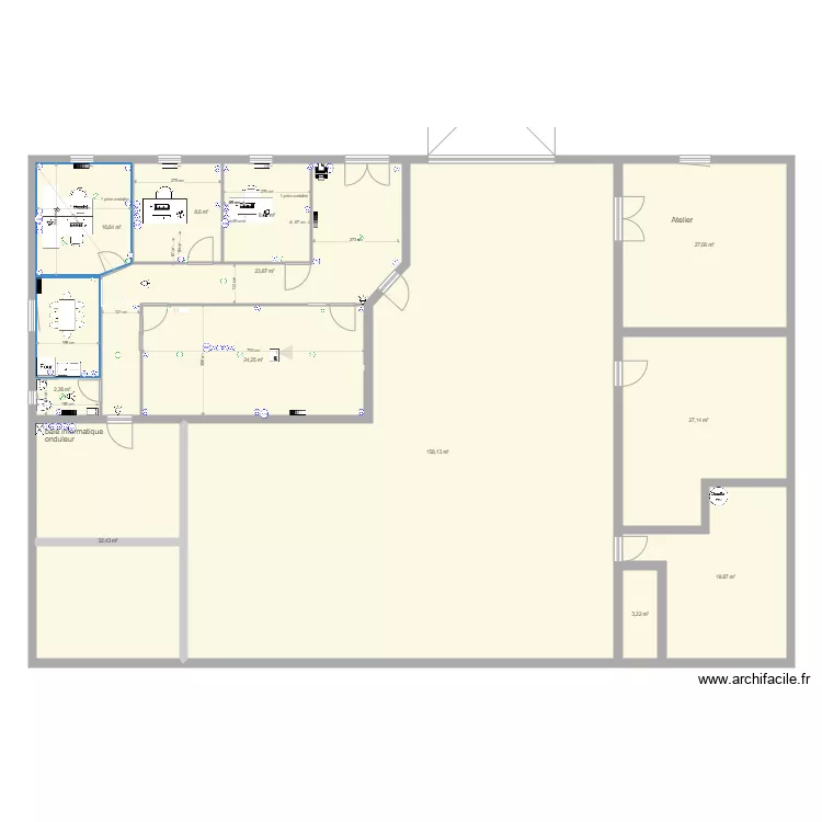 Bureau Haute borne 5 elec1. Plan de 