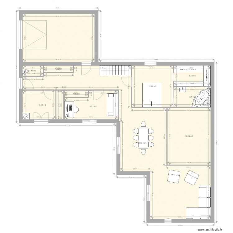 future maison 3. Plan de 0 pièce et 0 m2
