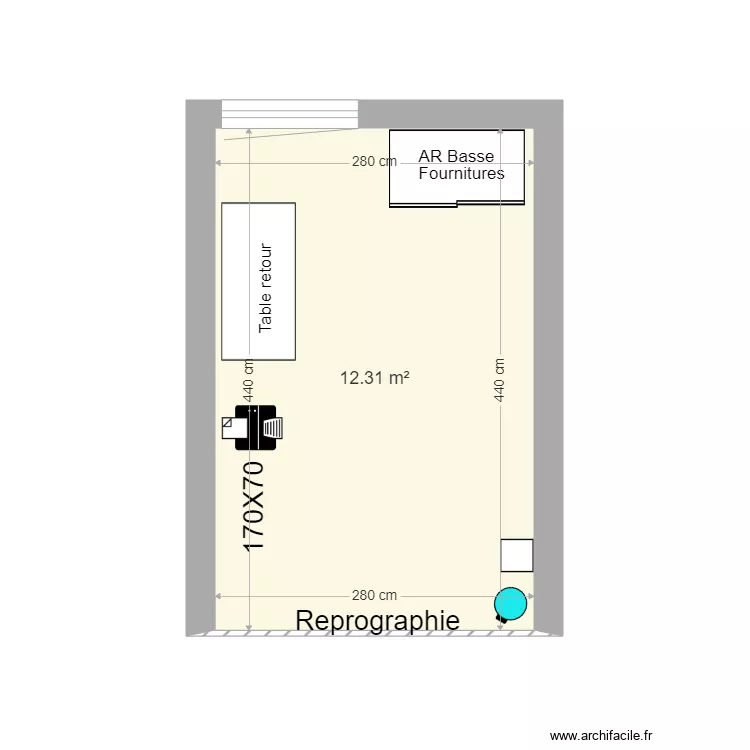 Reprographie. Plan de 