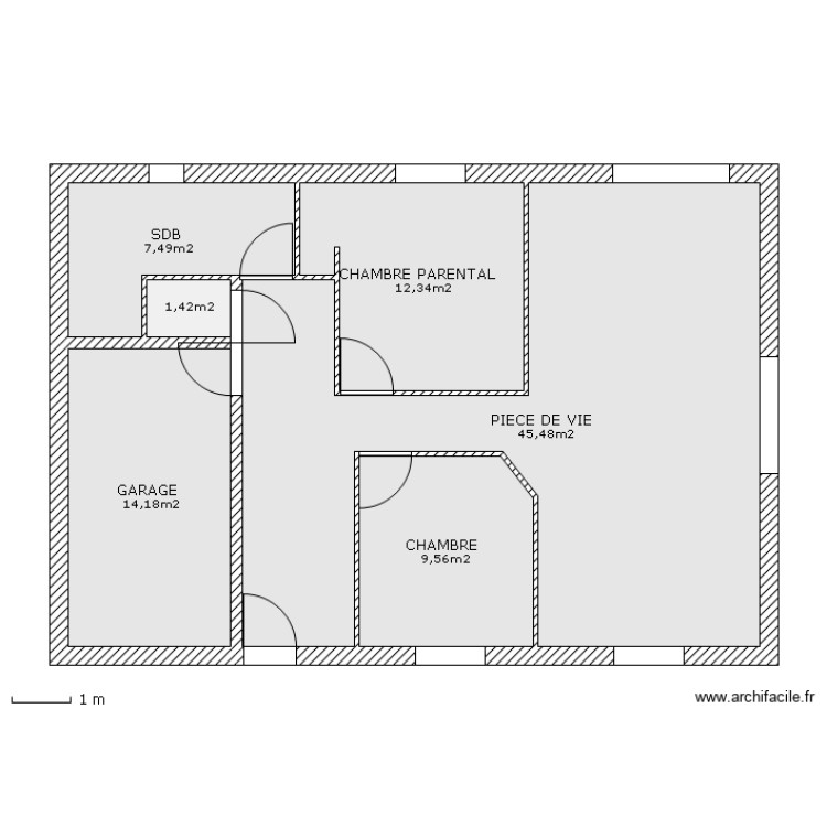 Plan. Plan de 0 pièce et 0 m2