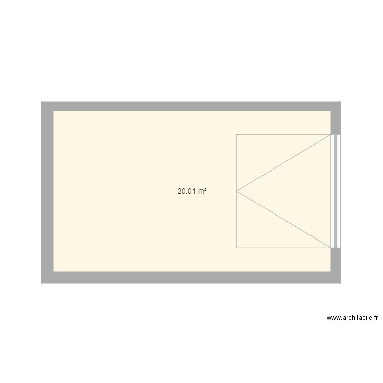 Garage. Plan de 0 pièce et 0 m2