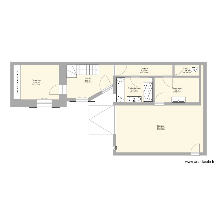 30 bis RDC. Plan de 0 pièce et 0 m2