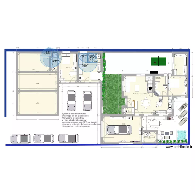 Ma maison &agrave; Boylesve 8. Plan de 