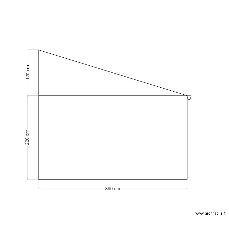 FACE EST GARAGE MOULINAS. Plan de 0 pièce et 0 m2