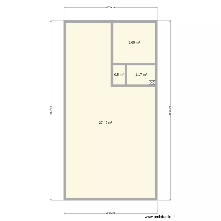 villefranche sans travaux. Plan de 