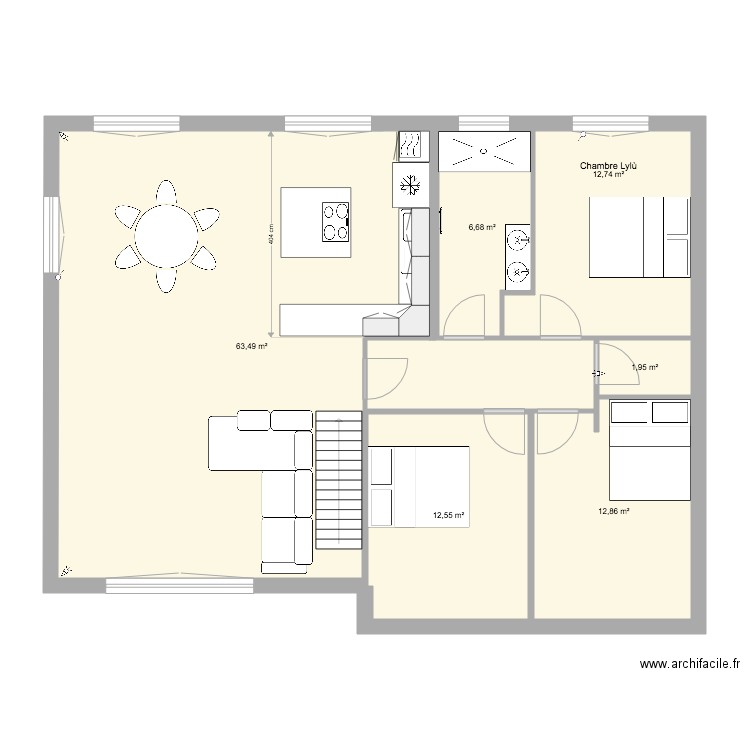 Plan Maison Cestas 3. Plan de 0 pièce et 0 m2