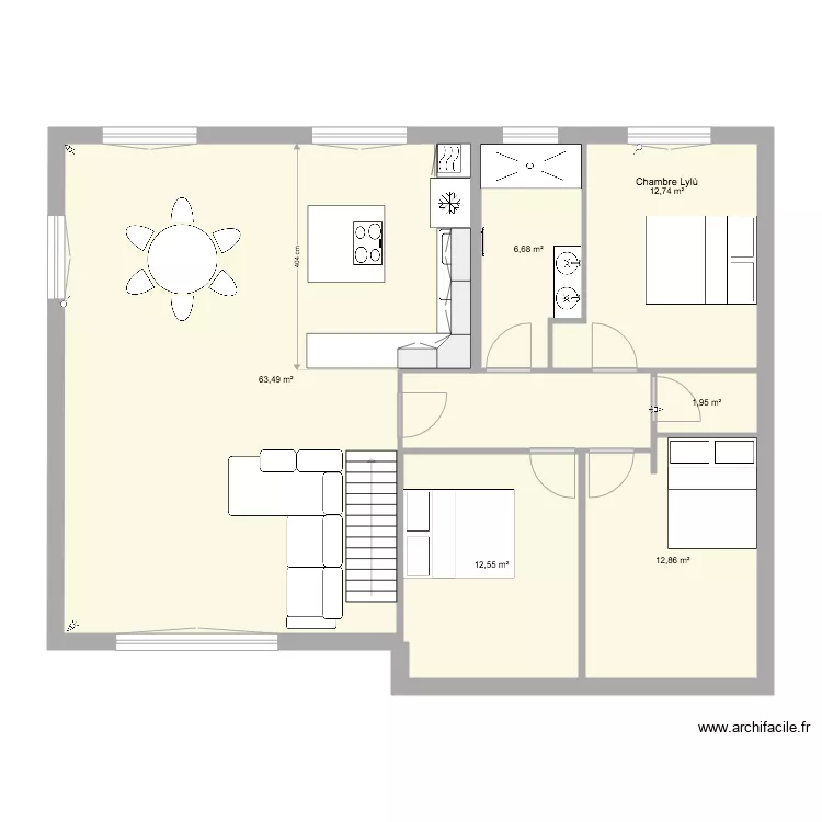 Plan Maison Cestas 3. Plan de 