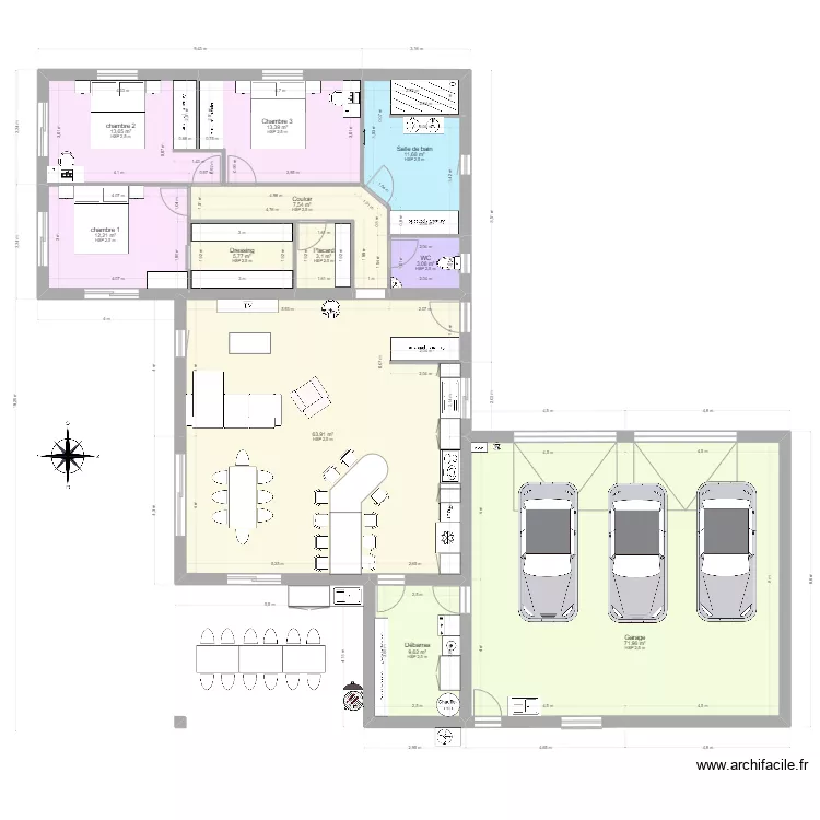 maison thibaut 1. Plan de 