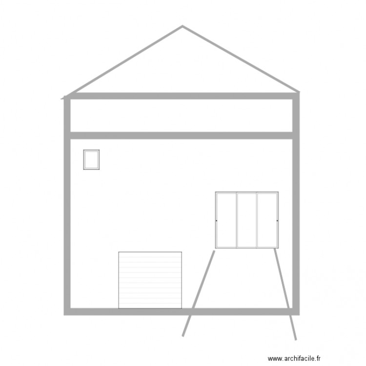 facade O. Plan de 0 pièce et 0 m2