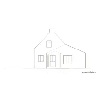 facade sud est profil une pente deux