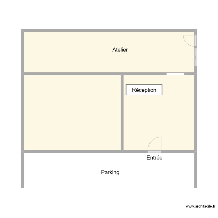 KS SPORT AUBAGNE. Plan de 3 pièces et 39 m2