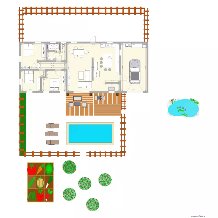 maison bientot. Plan de 
