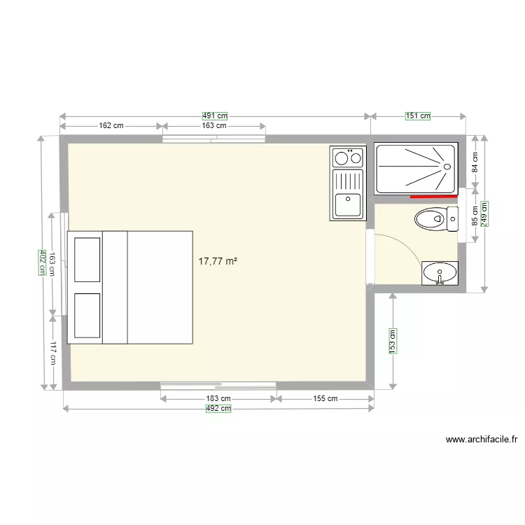 bungalow Greg 2. Plan de bungalow Greg 2. Plan de