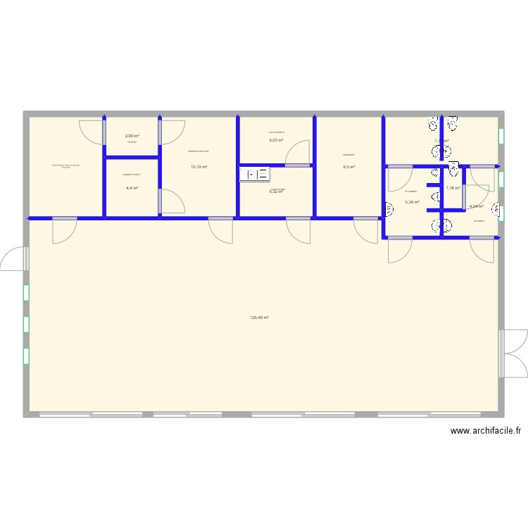 LUCAS. Plan de 12 pièces et 192 m2