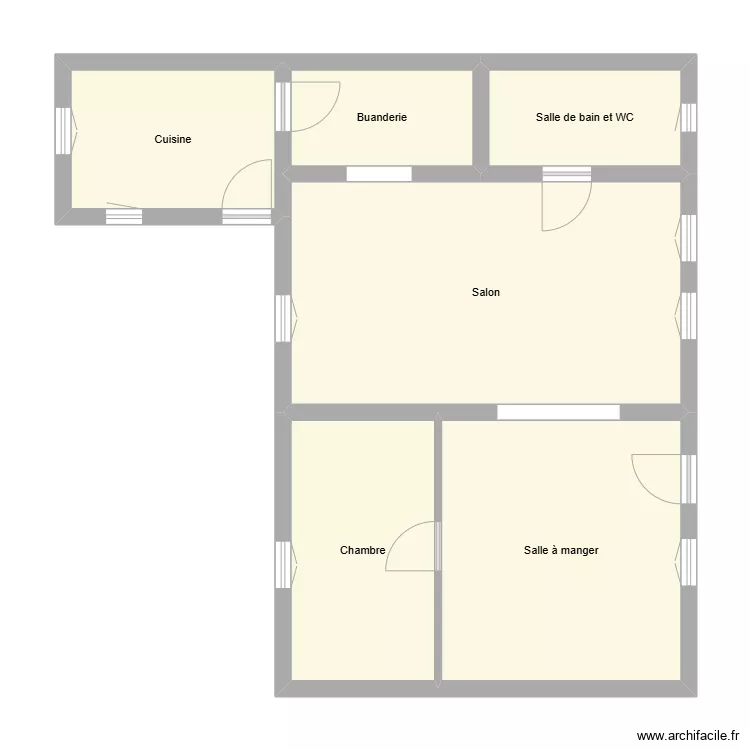 Desloires. Plan de 