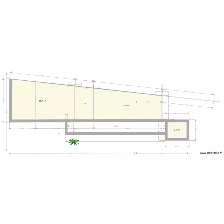 maison cr&egrave;te 2. Plan de 