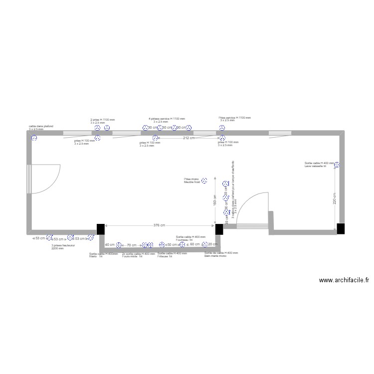 Rocher élect. Plan de 0 pièce et 0 m2