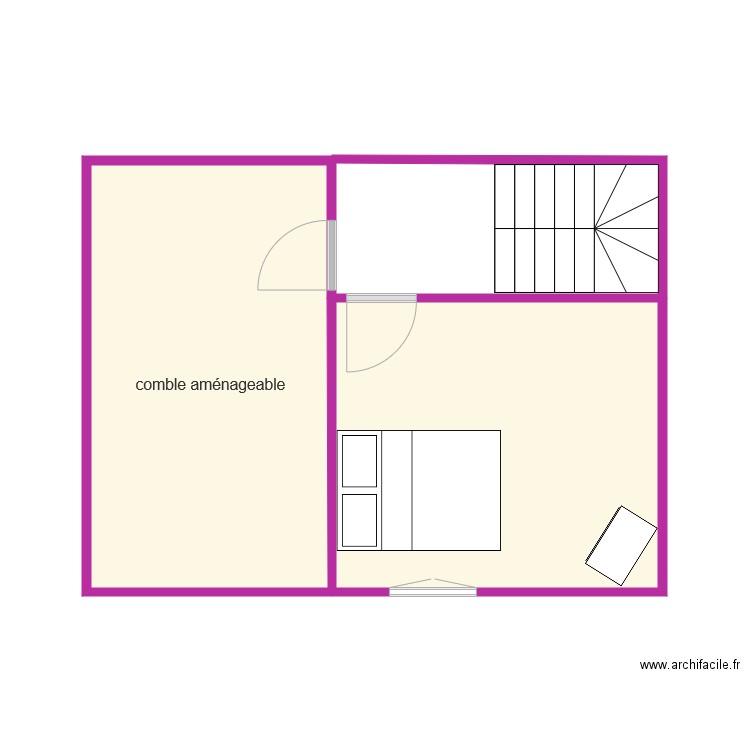 criel étage meuble. Plan de 0 pièce et 0 m2