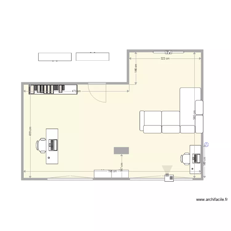 bureau casa 33. Plan de 