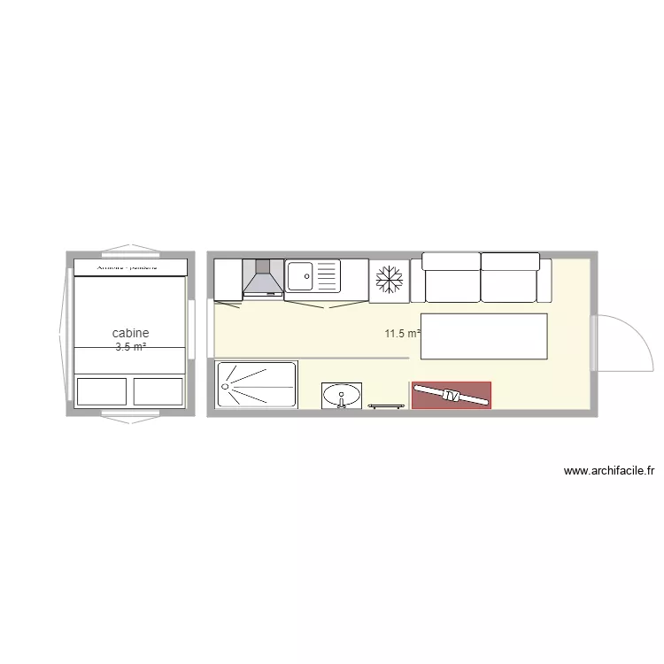 Amenagement Food Truck. Plan de Amenagement Food Truck. Plan de
