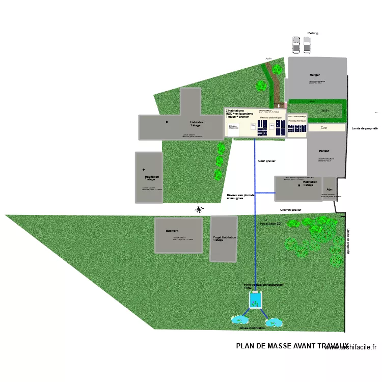 Kerville_PlanMasse_Auberge_Apres. Plan de 