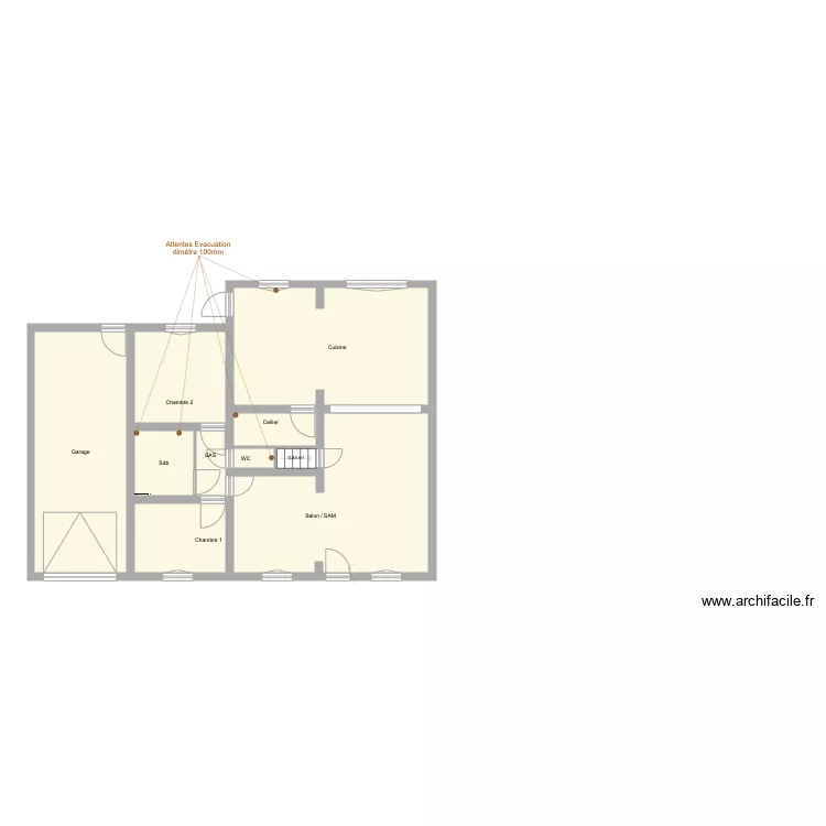 Mik et Aur&eacute;. Plan de 