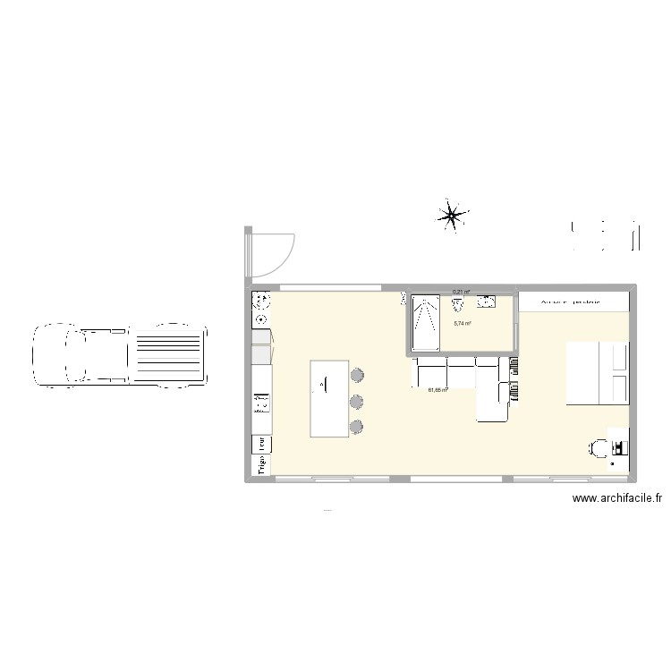 ti-loft A. Plan de 0 pièce et 0 m2
