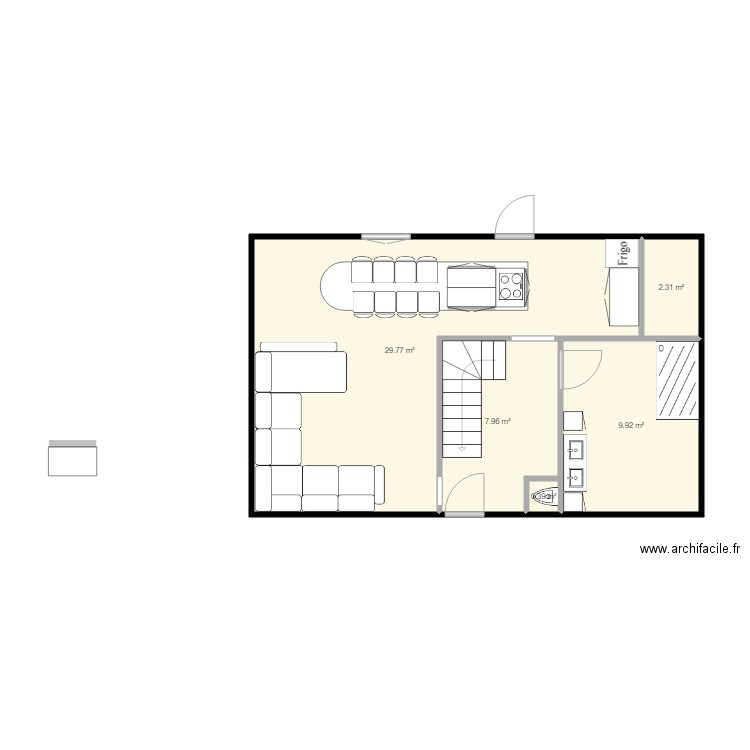 MAISON MAGUY. Plan de 0 pièce et 0 m2