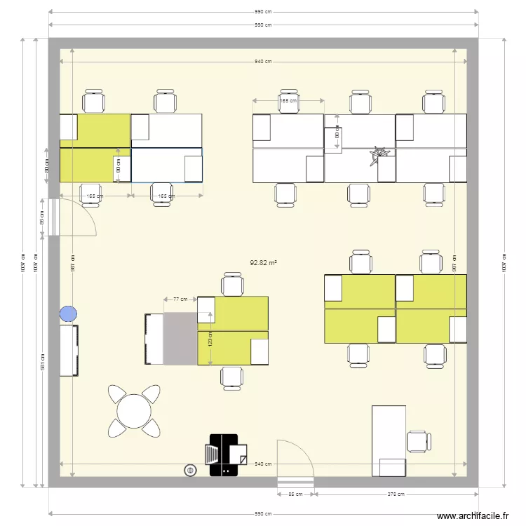 BUREAU P3 C. Plan de 