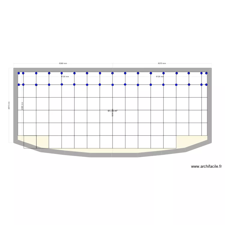 terrasse mairie. Plan de 