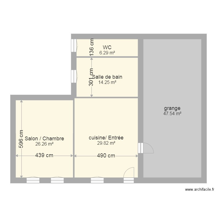 dubiella. Plan de 0 pièce et 0 m2