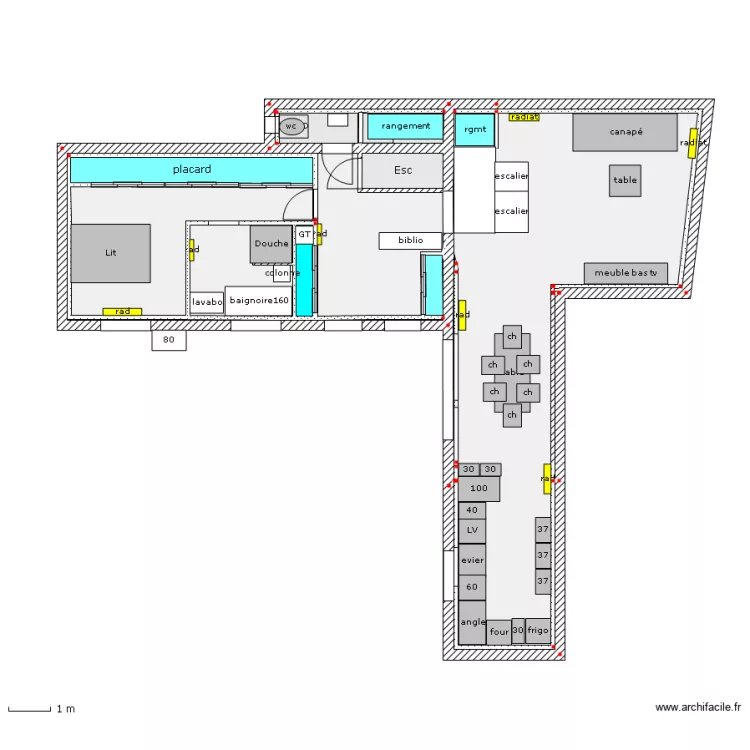 RDC ESC. Plan de RDC ESC. Plan de