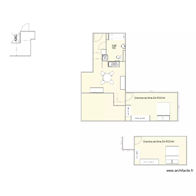 Fanny DA ROCHA. Plan de 
