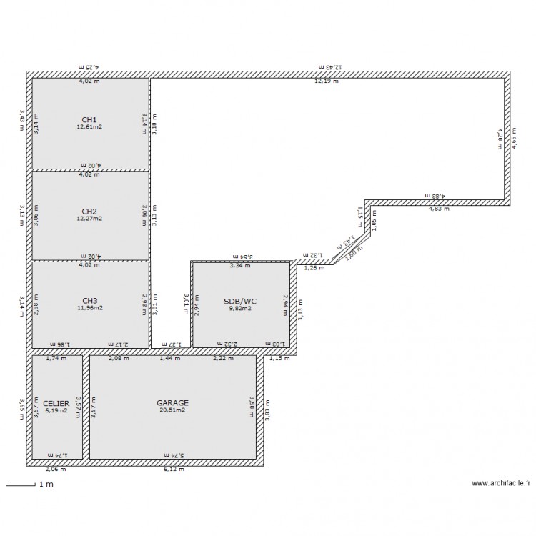 grignon. Plan de 0 pièce et 0 m2
