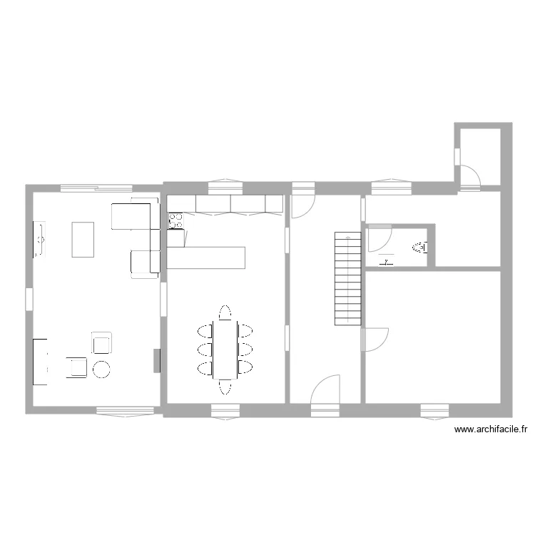 Maison andenne. Plan de 