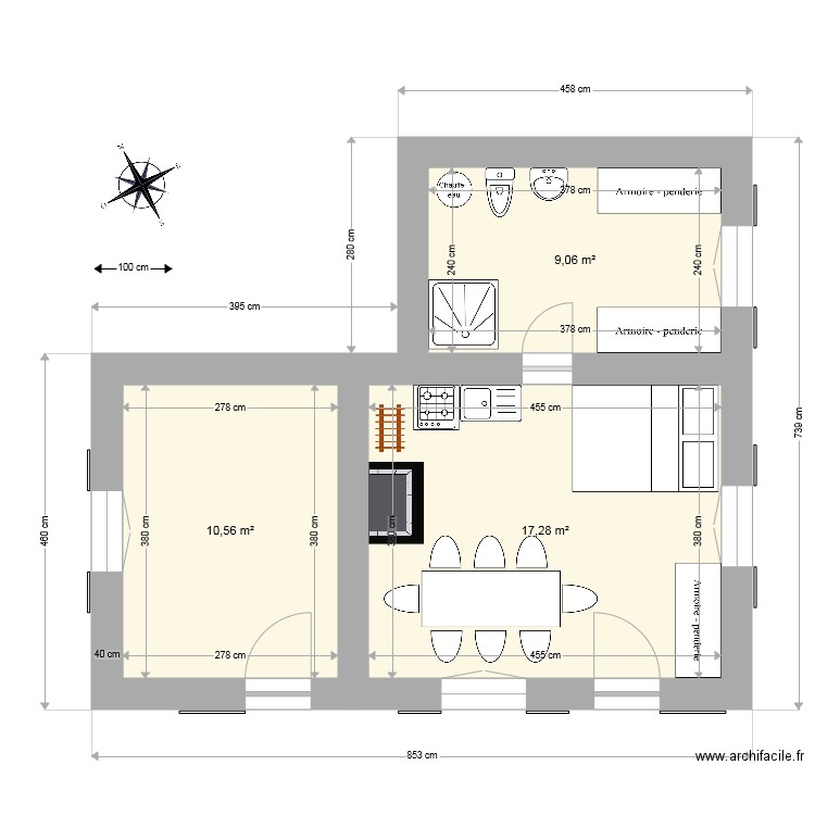 cabane de Quioulès travaux. Plan de 0 pièce et 0 m2