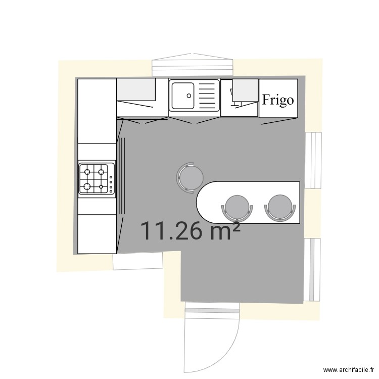 Cuisine simone4. Plan de 0 pièce et 0 m2