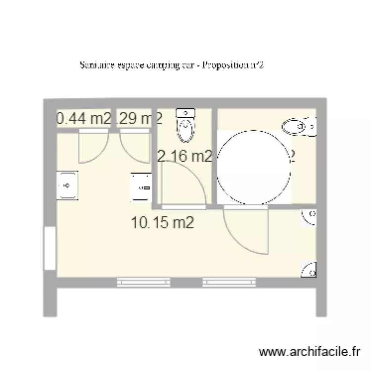 18 01 11 Sanitaires  Espace Camping Solution n 1. Plan de 