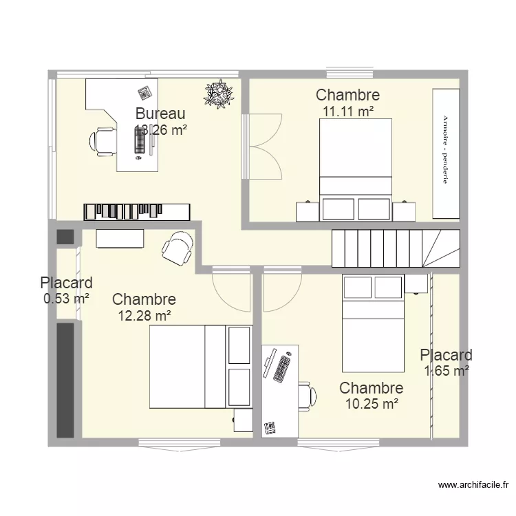 RIS &eacute;tage. Plan de 