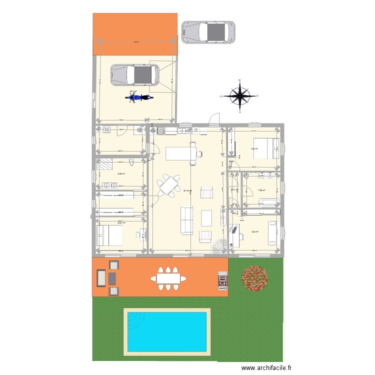 PROJET 2. Plan de 0 pièce et 0 m2