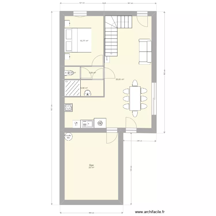 Ma maison 5 Bis bert. Plan de 