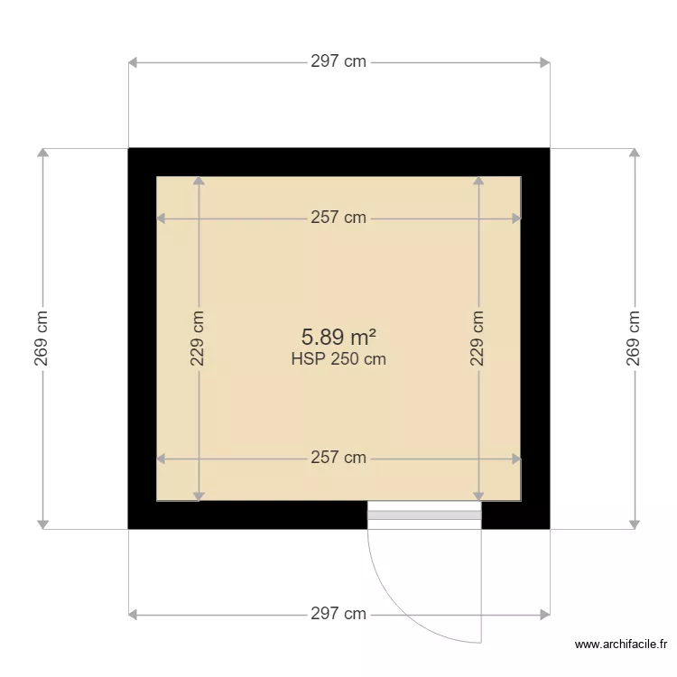 porcherie. Plan de 